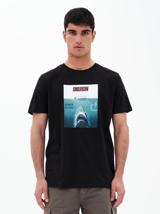 EMERSON T-SHIRT (221.EM33.51 BLACK)