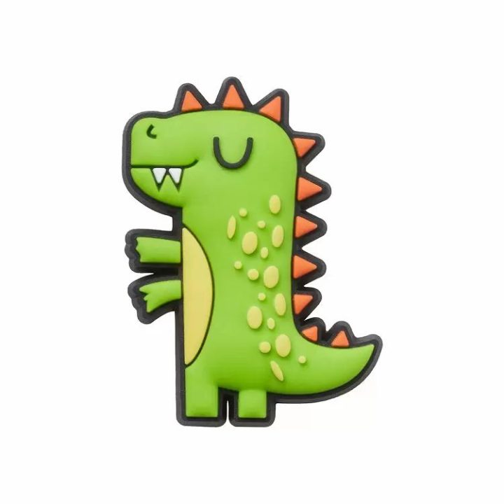 CROCS JIBBITZ CHARMS GREEN DINO (10009429-UNC)