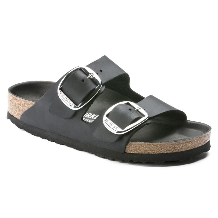 BIRKENSTOCK LTHR ARIZONA BIG BUCKLE (1011074) LEOI BLACK REGULAR