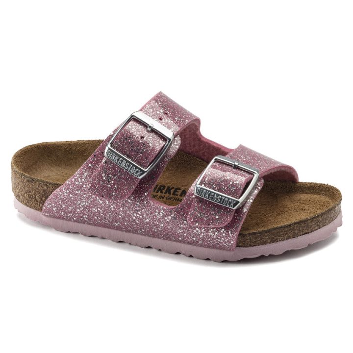 BIRKENSTOCK Arizona Kids Birko-Flor (1018871) Cosmic Sparkle Candy Pink
