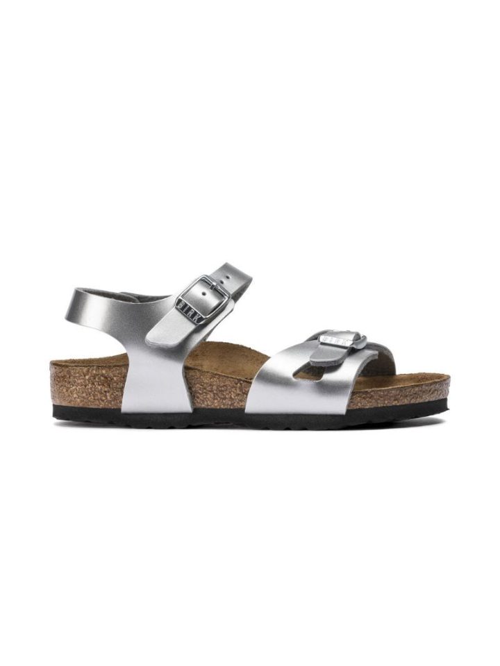 BIRKENSTOCK BF RIO KIDS (1019157) ELECTRIC METALLIC SILVER