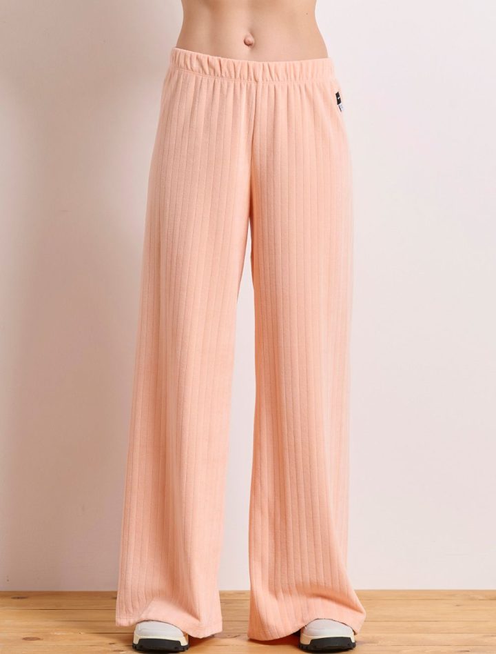 BODYTALK TERRY STRIPES WIDE LEG PANTS (1251-906800-00376)