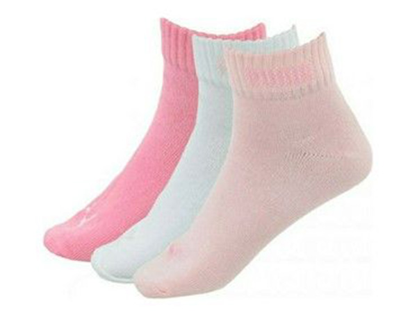 PUMA KIDS PLAIN QUARTER 3P SOCK (938809-05)