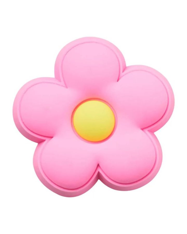 CROCS JIBBITZ CHARMS TINY PINK FLOWER (10009455-UNC)