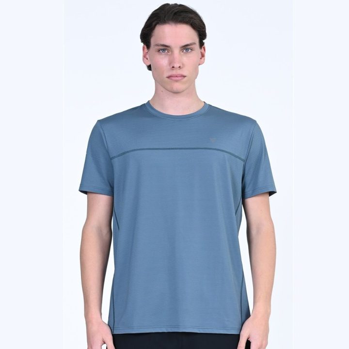 MAGNETIC NORTH MENS ULTRA BOOST TEE (A51003-BLUE MELANGE)