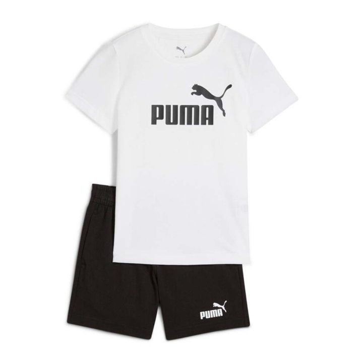 PUMA ESS LOGO TEE & SHORTS SET (685240-02)
