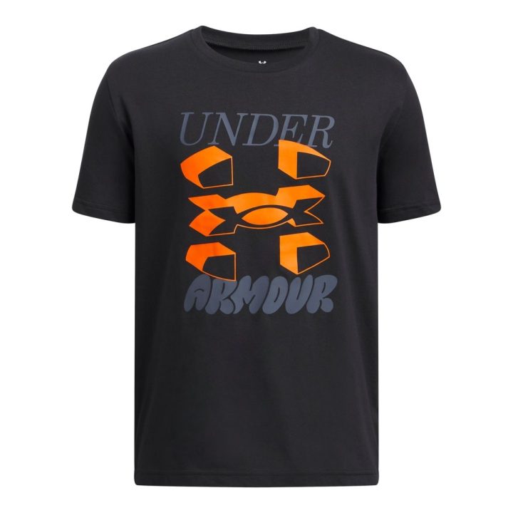 UNDER ARMOUR SPLIT BIG LOGO BOYS TEE (1390003-001)