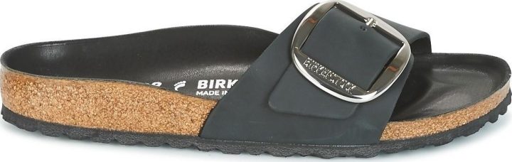 BIRKENSTOCK LTHR MADRIT BIG BUCKLE LEOI BLACK (1006523) NARROW
