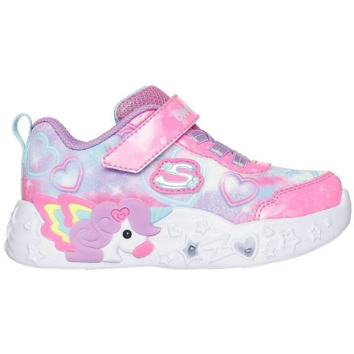 SKECHERS UNICORN  LIGHTS (303064N-PKMT)