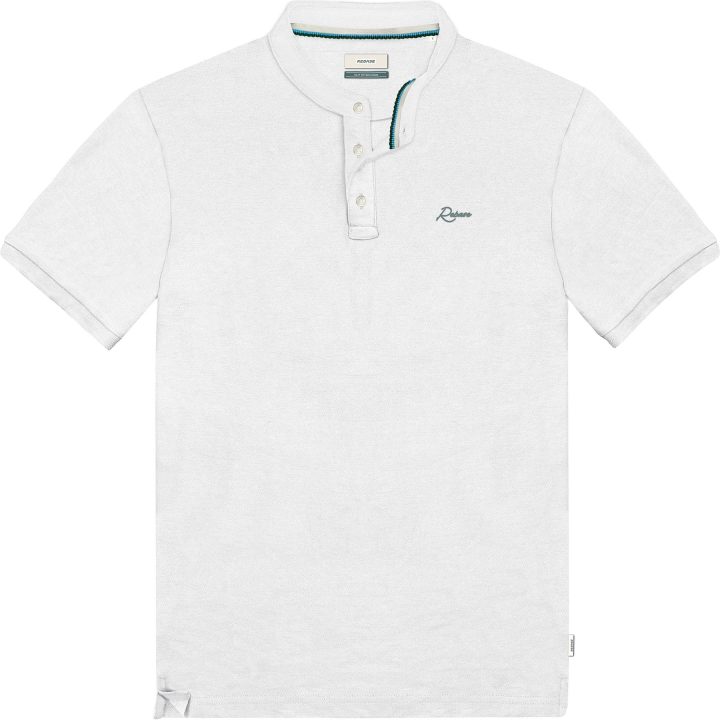 REBASE POLO T-SHIRT MAO (231-RPS 200  WHITE)