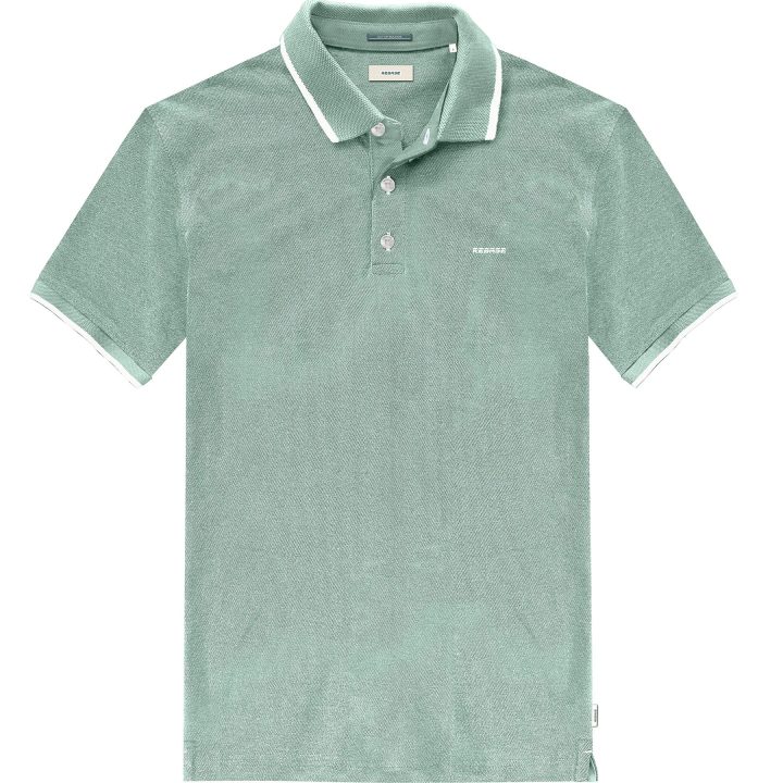 REBASE POLO T-SHIRT (231-RPS 290 MINT MELANZE)