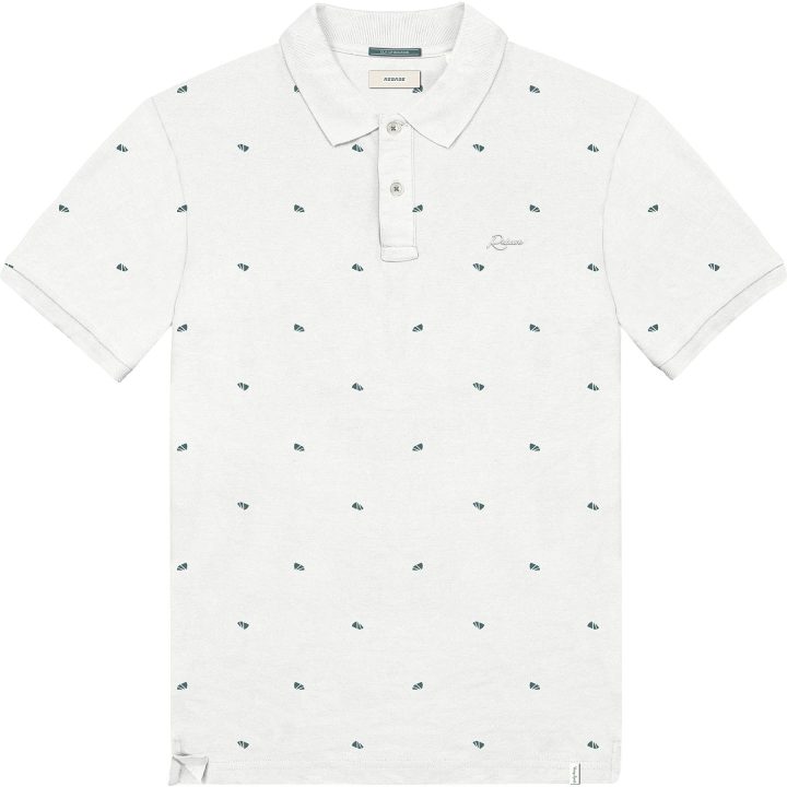 REBASE POLO T-SHIRT (231-RPS 292 WHITE)