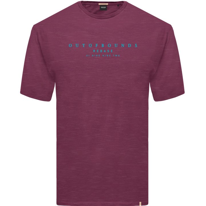 REBASE T-SHIRT (231.RTS.032 AUBERGINE)