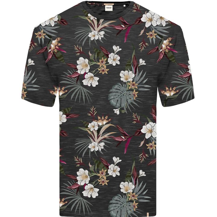 REBASE T-Shirts All-Over Print (231.RTS.039 CC3 DK BLACK)