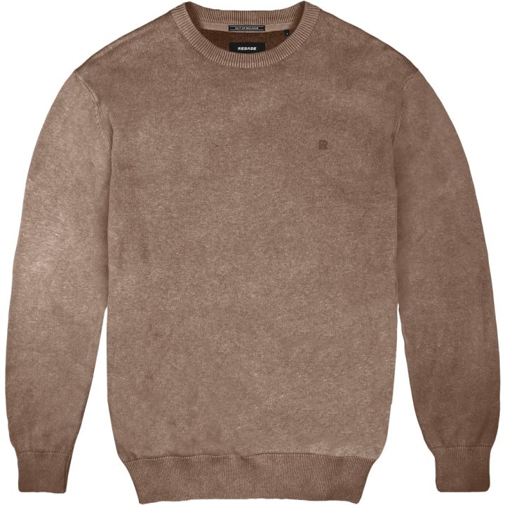 REBASE Round Neck Knit (232.RKNIT-076-COFFEE)