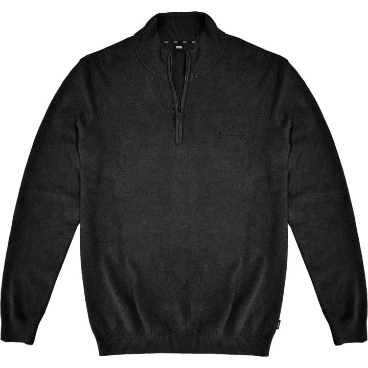 REBASE Knit Half Zip (232.RKNIT-079-BLACK)