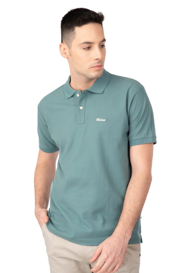 REBASE POLO T-SHIRT (241-RPS-032 TEAL)