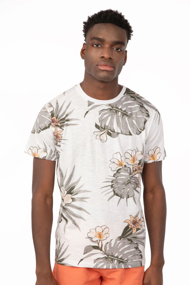 REBASE T-Shirts AOP (241-RTS-294 WHITE COMBO)