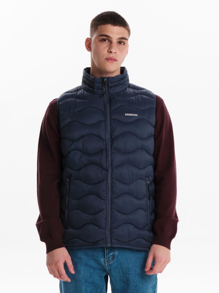 EMERSON  PUFFER VEST  JACKET (242.EM10.92-MIDNIGHT/BLUE)