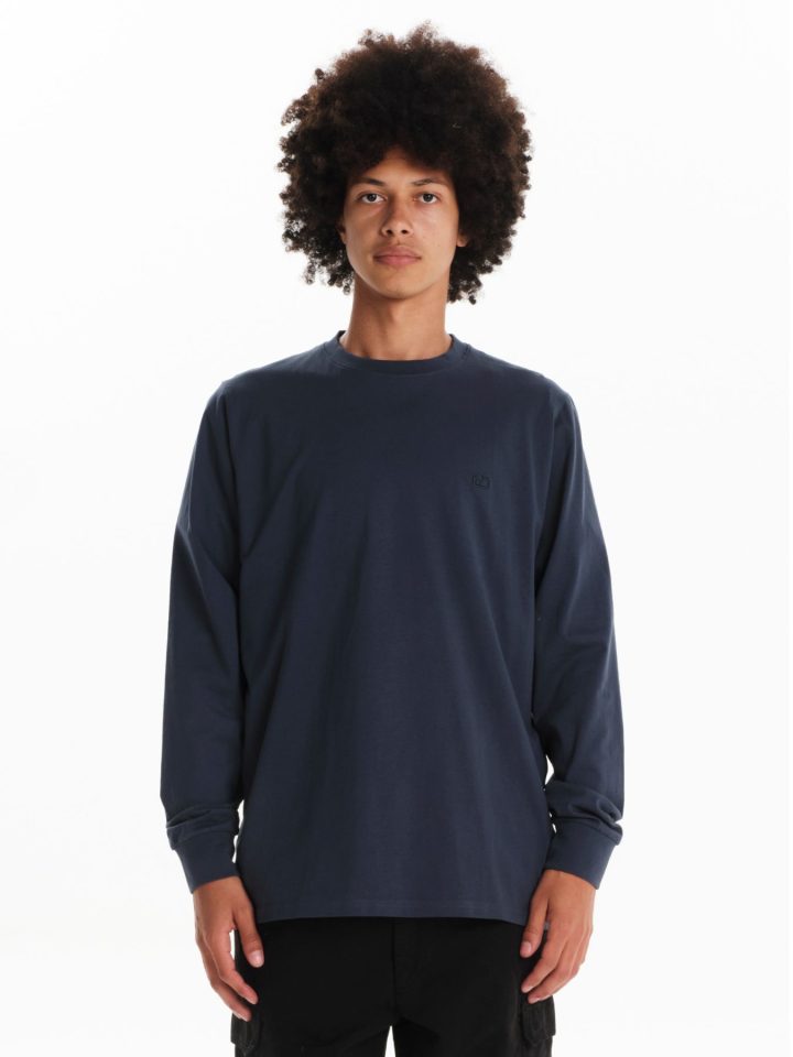 EMERSON LS T-SHIRT (242.EM31.200-STONE-BLUE)