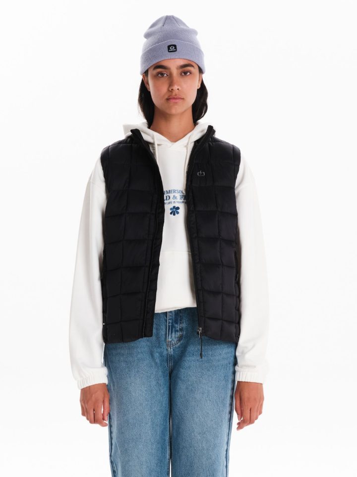 EMERSON PUFFER VEST JKT (242.EW10.64-BLACK)