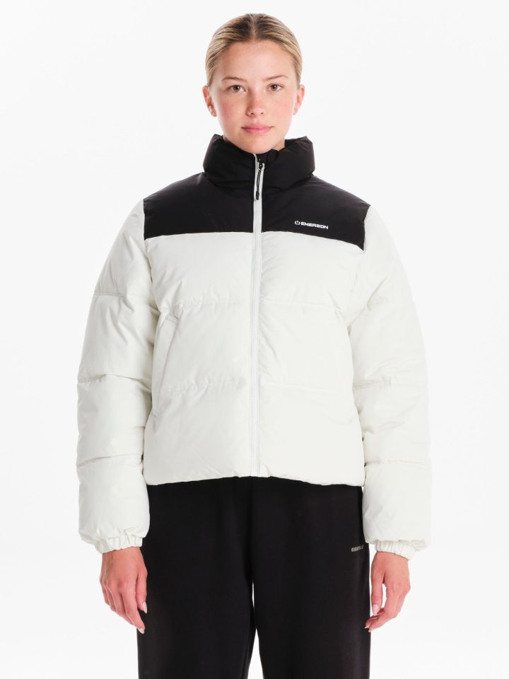 EMERSON WMNS PUFFER JACKET (242.EW10.74-OFF WHITE/BLACK)