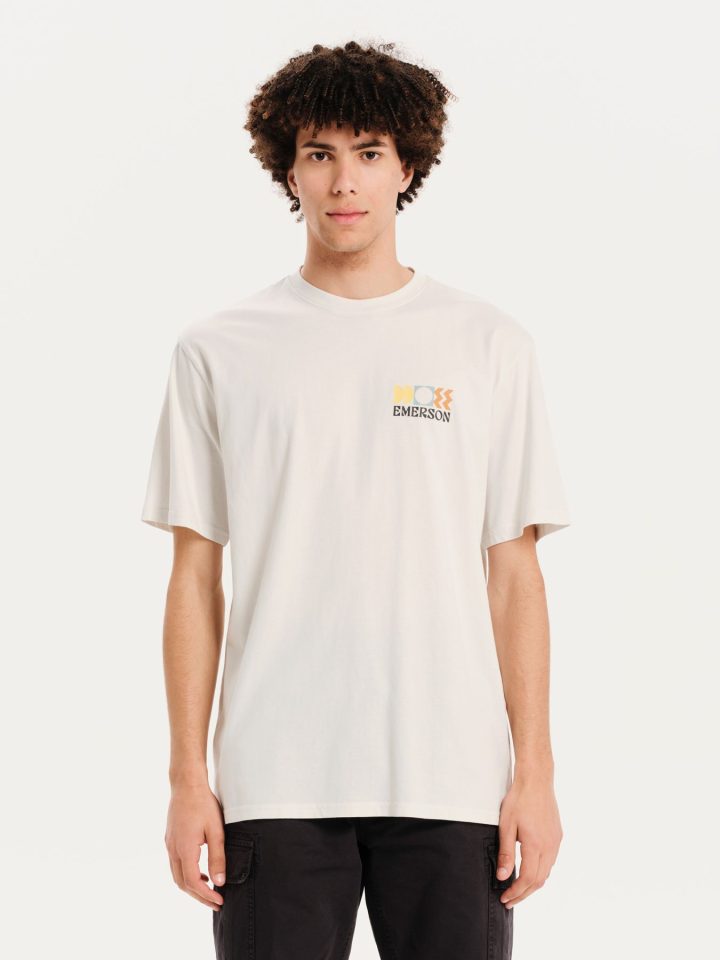 EMERSON s/s T-SHIRT (251.EM33.83 FROSTY WHITE)