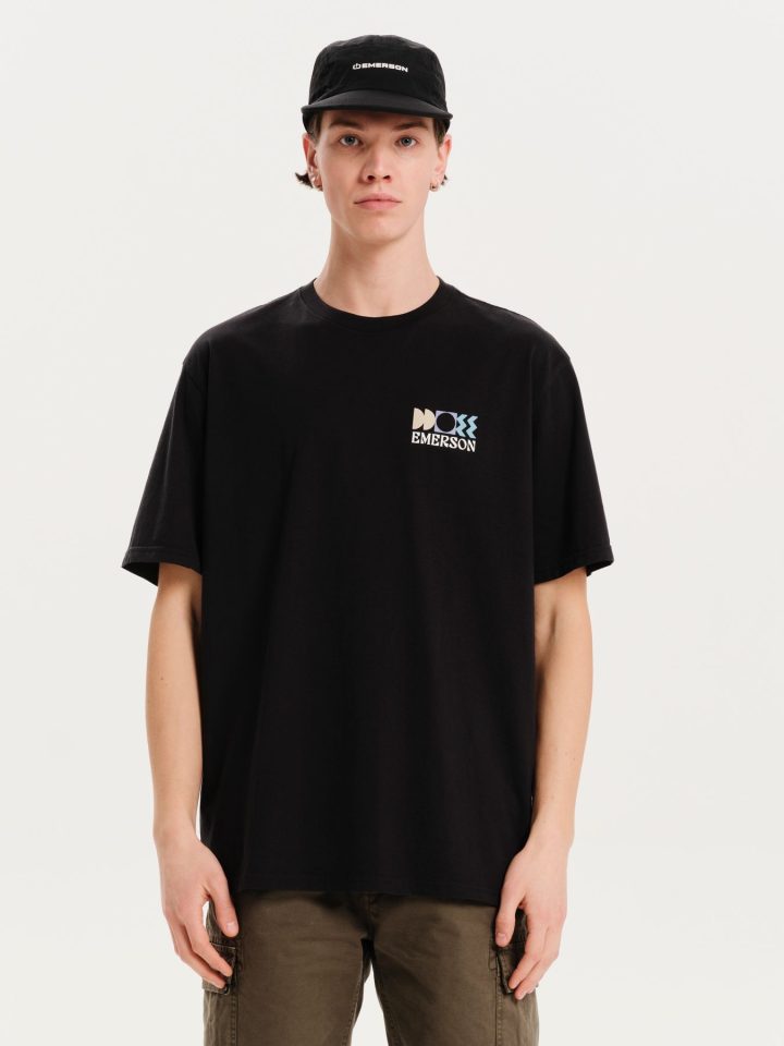 EMERSON s/s T-SHIRT (251.EM33.83 OFF BLACK)