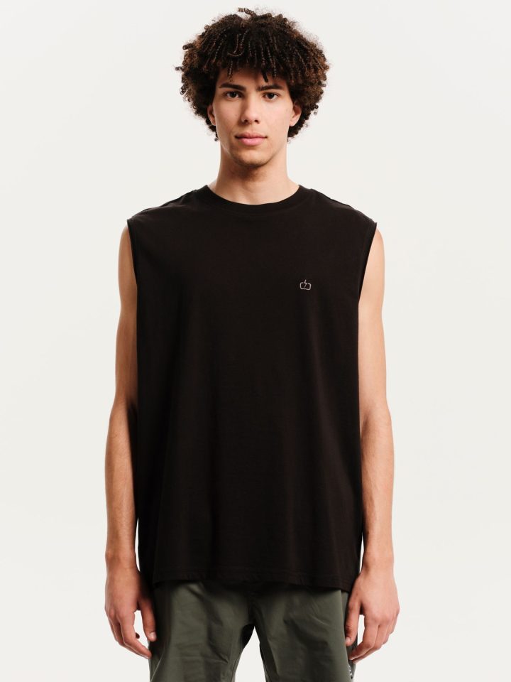 EMERSON CREWNECK TANK TOP (251.EM37.125 BLACK)
