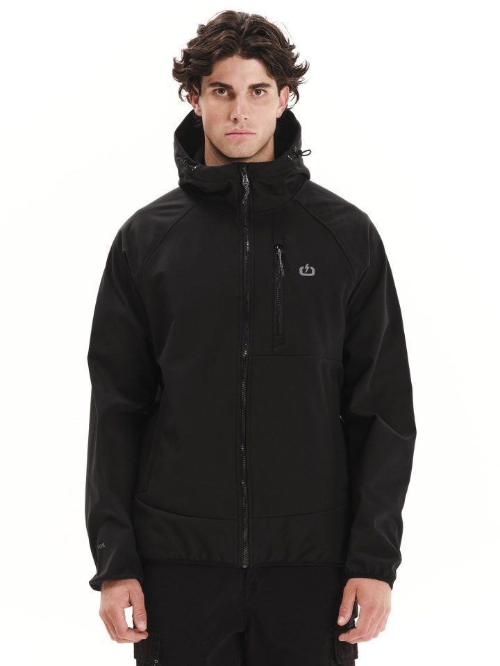 EMERSON HOODED BOMBER JACKET (252-EM11.11 BLACK)
