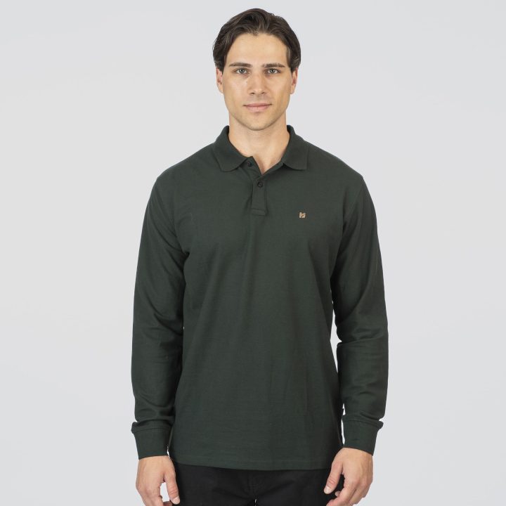 REBASE POLO PIQUET (252-RPS-3055-184 FOREST GREEN)