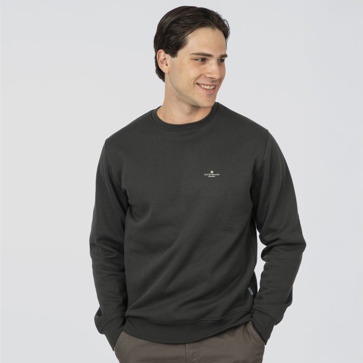 REBASE CREWNECK HOODIE (252-RTOP-1051 -45 FOREST GREEN)