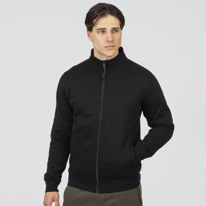 REBASE Hoodie Full Zip (252RTOP-1061-80-BLACK)