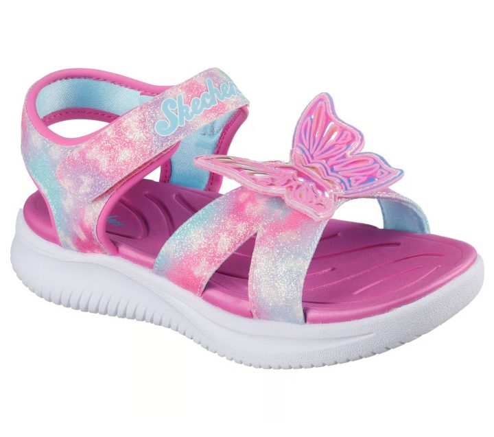SKECHERS BUTTERFLY BRITES SANDAL (303109L-PKMT)