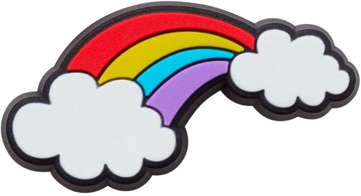 CROCS JIBBITZ CHARMS RAINBOW WITH CLOUDS (10009423-UNC)