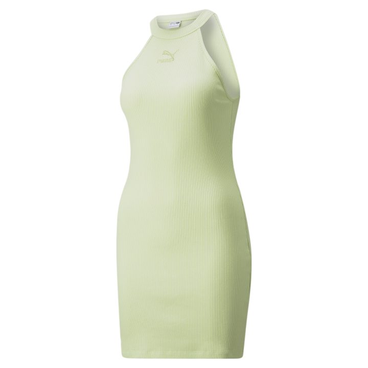 PUMA CL RIBBED SLEEVLESS DRESS (533453-36)