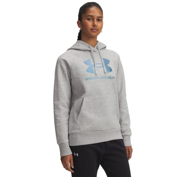 UNDER ARMOUR RIVAL FLC SHIMMER HOODIE (6003710-011)