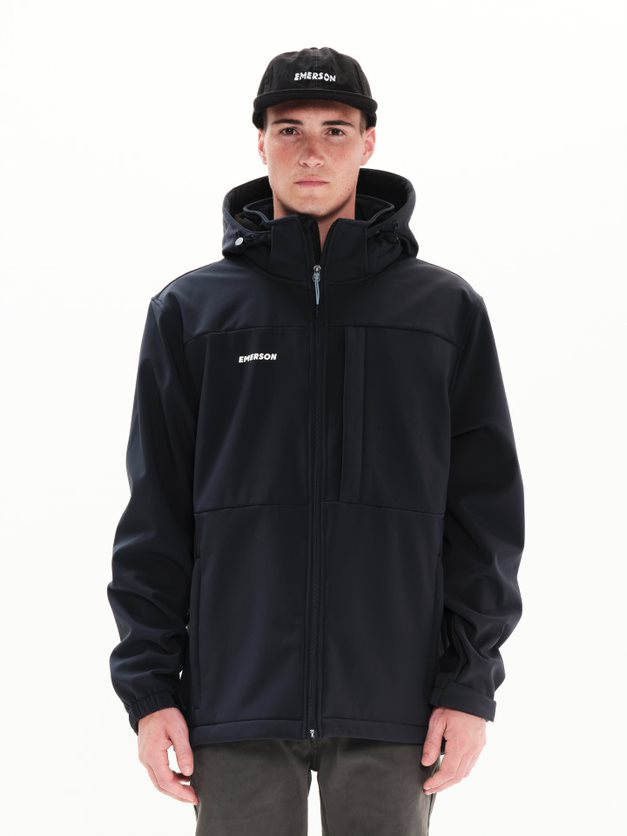 EMERSON SHOFTSHELL RIB JKT (222.EM11.26 NAVY BLUE)