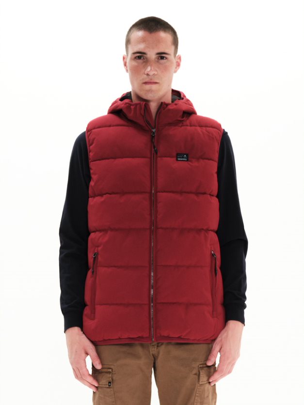 EMERSON  PP DOWN VEST AMANIKO JKT (222.EM10.149 D RED)