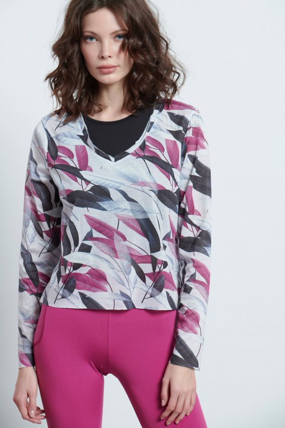 BODYTALK V-NECK TEE (1221-906226-00506)