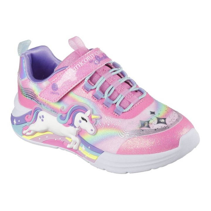 SKECHERS UNICORN CHASER LIGHTS (302298L-PKMT)