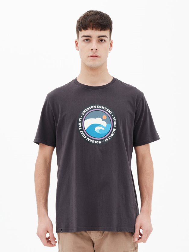 EMERSON T-SHIRT (221.EM33.35 OFF BLACK)