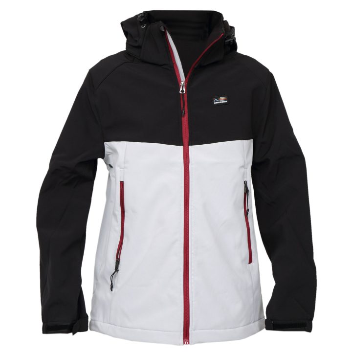 EMERSON SOFT SHELL JKT (20-212.EM11.12 BD ICE WHITE/ BLACK)
