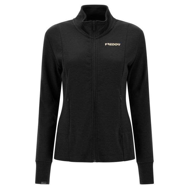 FREDDY FULL ZIP HOODIE (F2WBCS1-N) BLACK