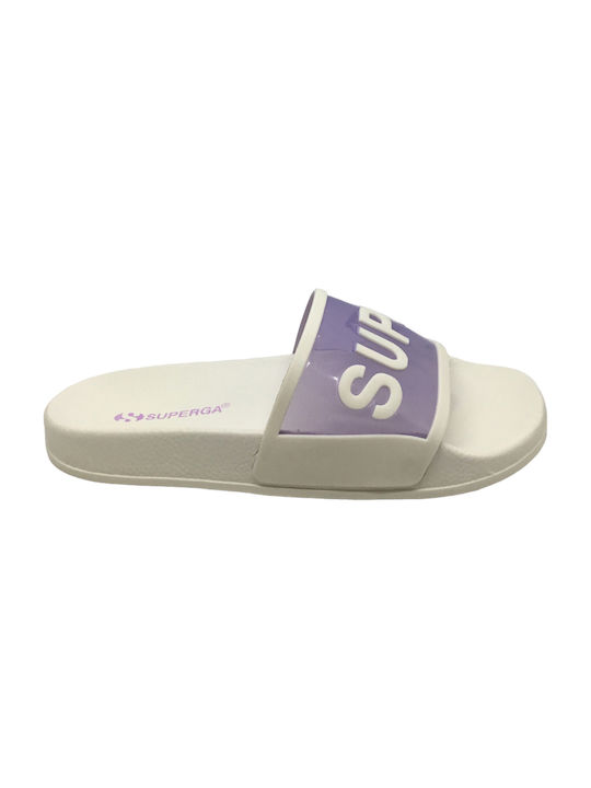 SUPERGA SLIDES CLEAR IDENTITY (S51138W-A3N)WHITE