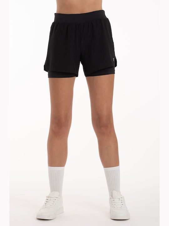 MAGNETIC NORTH 2in1 WMNS SHORTS (50023- BLACK)