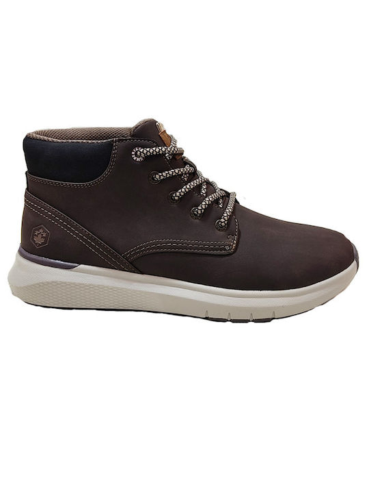LUMBERJACK NEIL HI CUT (SMD6701002S03-M0119) DK BROWN/BLACK
