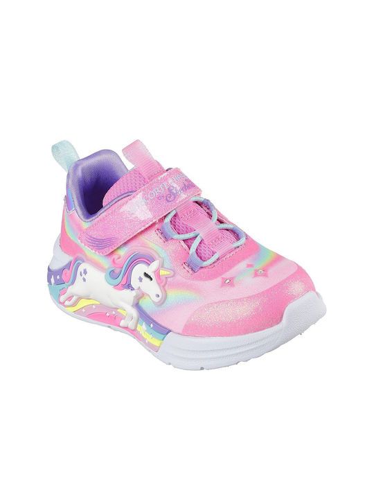 SKECHERS UNICORN CHASER LIGHTS (302298N-LVMT)