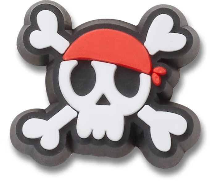 CROCS JIBBITZ CHARMS TINY PIRATE SKULL (10013282-UNC)