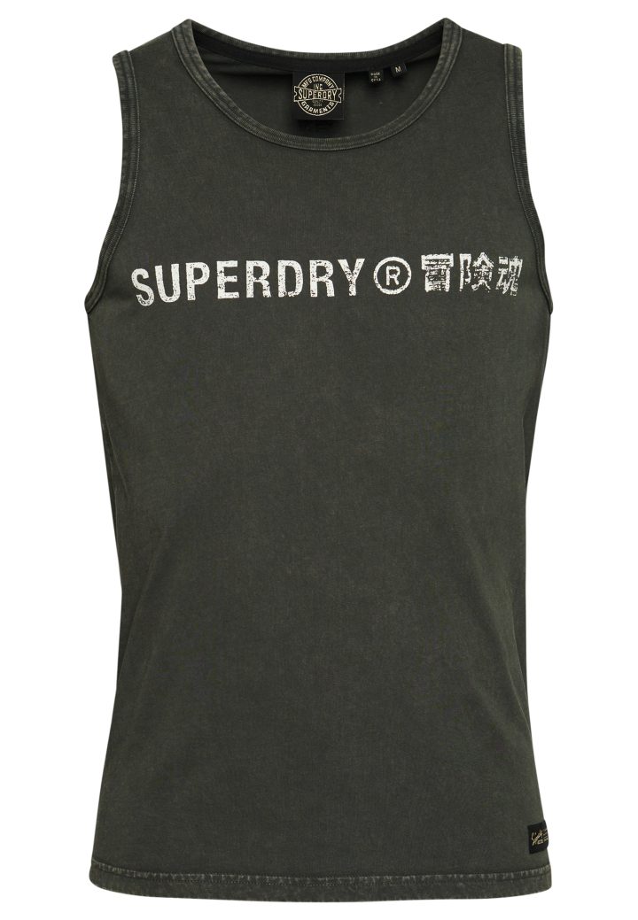 SUPERDRY OVIN VINTAGE CORP LOGO VEST (M6010730A-06A)